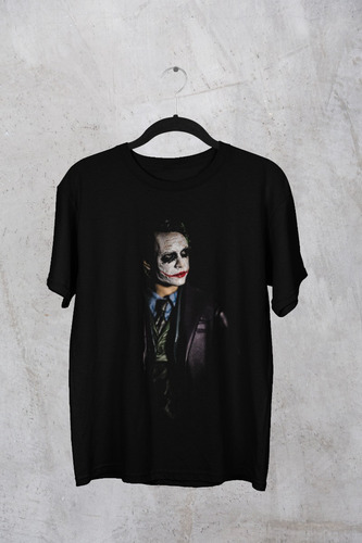 Polera Unisex Joker Batman Pelicula Rostro Estampado Algodon