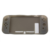 Funda Silicona Compatible Con Nintendo Switch Completa Gris