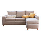 Sillon Sofa 3 Cuerpos Con Camastro Chenille Buenos Aires Liv