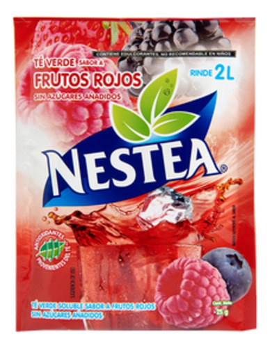 Nestea Frutos Rojos Y Te Verde 50 Sobres