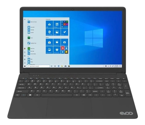 Notebook Evoo Ultra Thin Evc156-1bk Black 15.6 , Intel Core I7 6660u  8gb De Ram 256gb Ssd, Intel Iris Graphics 540 1920x1080px Windows 10 Home