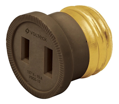 Adaptador De Portalampara A Contacto Voltech 46490 Color Dorado