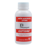 Aseptidina Jabón Quirúrgico Clorhexidina 4% Proasepsis 120ml