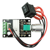 Controlador De Motor Pwm Ajustable 6v 12v 24v 28v Botón De