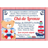 40 Convites Infantil Personalizado Com Envelope