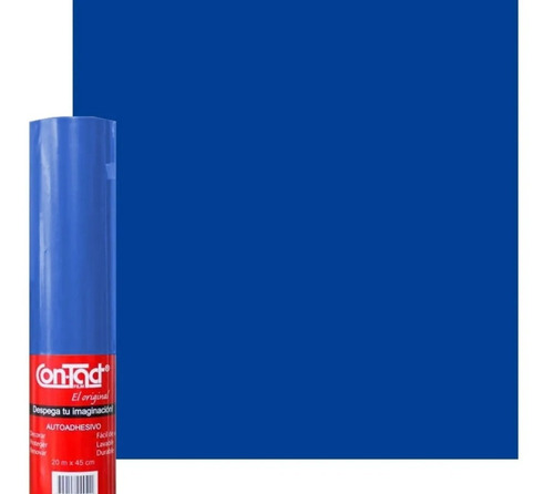 Papel Tapiz O Vinilo Adhesivo Contac 3 Mts X 45 Cm Azul