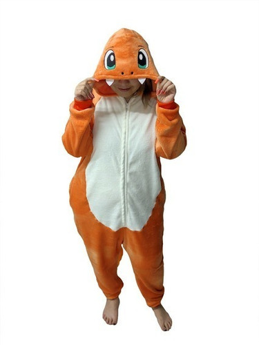 Pijama Enteriza Pokemon Charmander Peluche Termica Infantil