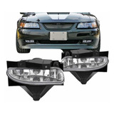 Juego 2x Faros Auxiliar Niebla Ford Mustang Gt 1999 Al 2004