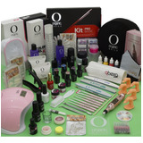 Probasic Kit Acrílico Organic Nails, Lámpara Uvled, Pulidora