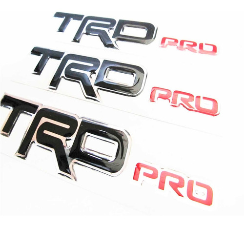 Emblemas Toyota Trd Pro Hilux Meru Terios Prado Yaris Coroll Foto 2