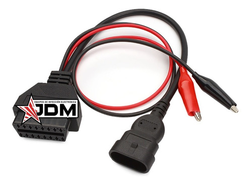 Adaptador Ficha Universal Fiat 3 A 16 Pines Obd2 + Programa