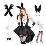 Disfraz De Conejo Accesorios Sexy Orejas Para Fiesta Cosplay