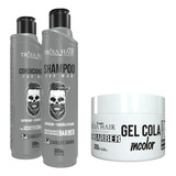 Combo For Man Shamp + Cond + Gel Cola Incolor Troia Hair