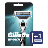 Gillette Máquina De Afeitar Mach3 Recargable X 1 Unidad