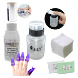 Kit Removedor Uv Broches Wipes Aluminio Semipermanente