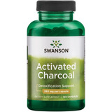 Swanson Carbon Vegetal Activado 260mg 120caps Sfn