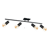 Lampara Aplique Moderno Barral 4 Luces Techo Pared Apto E27