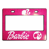Portaplaca Para Moto Barbie Premium 22.5x16.3cm Porta Placa