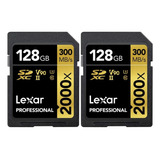 Tarjeta Memoria Lexar Lsdg-bnnnu Pro 2000x Sd Uhs-ii 128 Gb,