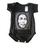 Bodys Bebé Bob Marley Remeras De Niños Rockería Que Sea Rock