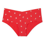 Victoria´s Secret Panty Cheeky Estampado Rojo Sin Costura M