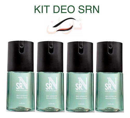 Kit C 4un.: Deo Corporal Natura Srn Sr.n. 100ml