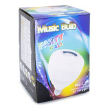 Lampada Musical Rbg, Bluetooth Com Som E Luzes Led 