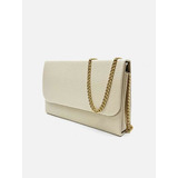 Bolsa Festa Balada Social Casual Clutch Alça Corrente Linda Cor Creme