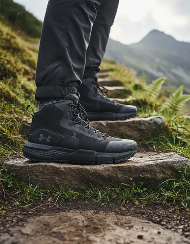 Botas Tácticas Under Armour Vibram Senderismo Negro