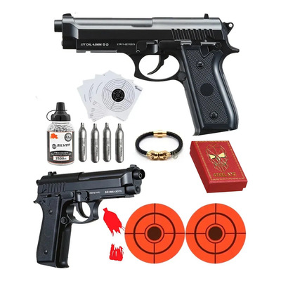 Pistola Balines Beretta Elite 2 .177 10 Co2 4.5mm Bbs Postas Negro | Envío gratis