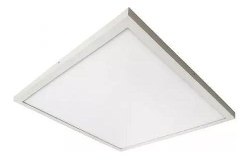 Plafon Led 36w Candil 45x45 Diseño Moderno , Borde Blanco