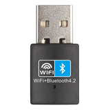 Adaptador Usb Compatible Con Wifi V4.2 Tarjeta De Red Inalám