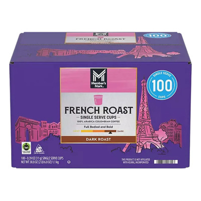 Keurig Café Members Mark French Roast K-cup 100 Pods | Envío gratis