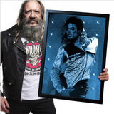 Poster Quadro Com Moldura Michael Jackson 27 A2 60x42cm