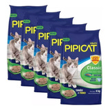 Kit 5 Areia Sanitária Kelco Pipicat 4kg Gatos - Frete Grátis