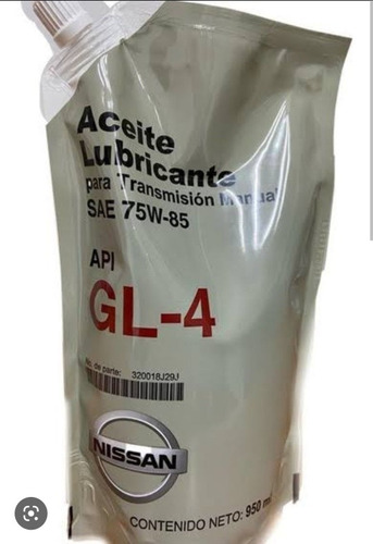 Aceite Nissan 75w-85 Para  Caja O Transmision Mecanica  