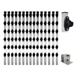 50pcs Haste Cerca Elétrica 25x25 1mt Industrial Com Suporte