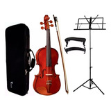 Kit Violino Eagle 1/2 Ve421 Completo + Estante + Espaleira