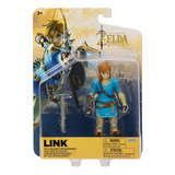 Legend Of Zelda Link 4 Inch Action Figure With Broad Sword