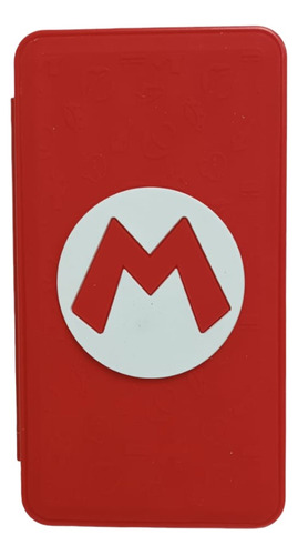 Portajuegos Capacidad Para 24 M Mario Compatible Switch