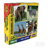 Set Puzzles Didácticos Animales De La Selva