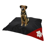 Cama Colchón Lavable Para Mascotas Gigante Color Negro