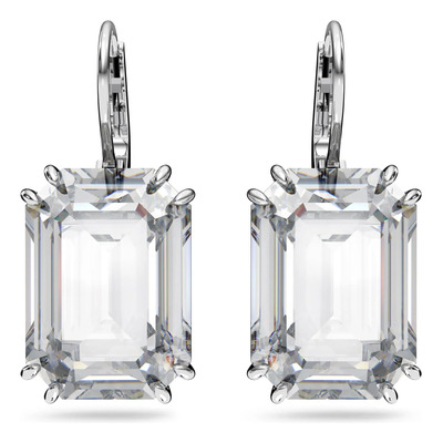 Swarovski Pendientes Millenia Cristal Octagonal Rodio
