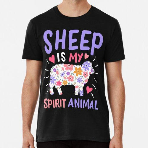 Remera Oveja Cordero Farmer Spirit Animal Algodon Premium