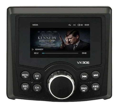 Som Marinizado Velex Barco Mp3 Rádio Am/fm Bluetooth Vx326