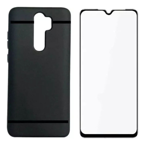 Capa Capinha Anti Queda Para Xiaomi Redmi 9 + Película 3d