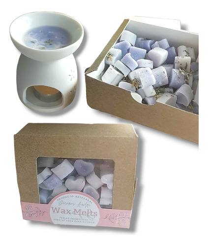 Wax Melts Para Difusor Corazón 100grs Primavera Cera Soya