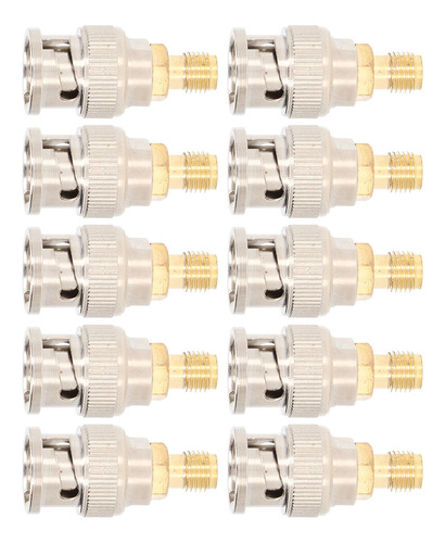 Conector De Cable Coaxial Rf, Adaptador Sma Hembra A Bnc, 10