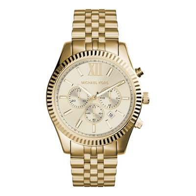 Reloj Michael Kors Lexington De Acero Inoxidable En Tono Dor