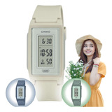 Relógio De Pulso Casio Feminino Quadrado Digital Lf-10wh